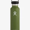 HYDROF01 Hydro Flask 620ml Standard Mouth With Flex Cap - Olive Yoga 2 HYDROF01 Hydro Flask 620ml Standard Mouth With Flex Cap - Olive Yoga