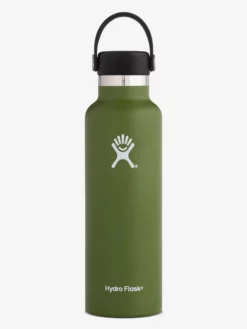 HYDROF01 Hydro Flask 620ml Standard Mouth With Flex Cap - Olive Yoga