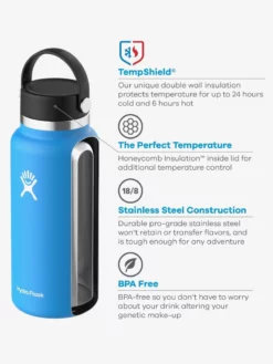 HYDROF01 Hydro Flask 945ml Wide Mouth With Flex Cap 2.0 - Laguna