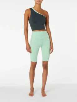 FROSTL01 Frost Body Jade Om Cycling Short Reflective Tape - Mint Clothing