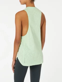 FROSTL01 Clothing Frost Body Jade Om Tank Top - Mint