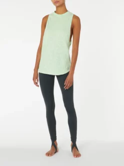 FROSTL01 Clothing Frost Body Jade Om Tank Top - Mint