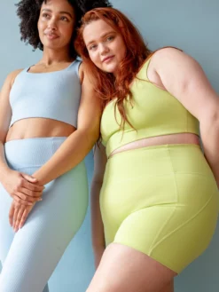 EASEDK01 Girlfriend Collective Rib Paloma Bra - Bluebell 11 EASEDK01 Girlfriend Collective Rib Paloma Bra - Bluebell