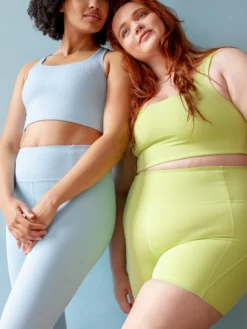 EASEDK01 New In Girlfriend Collective Paloma Bra - Key Lime