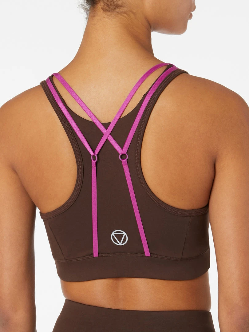 FROSTL01 Frost Body Lilabelle Sports Bra - Dark Chocolate 8 FROSTL01 Frost Body Lilabelle Sports Bra - Dark Chocolate