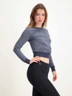 URBANG01 Urban Goddess Lakshmi Long Sleeved Crop Top Clothing