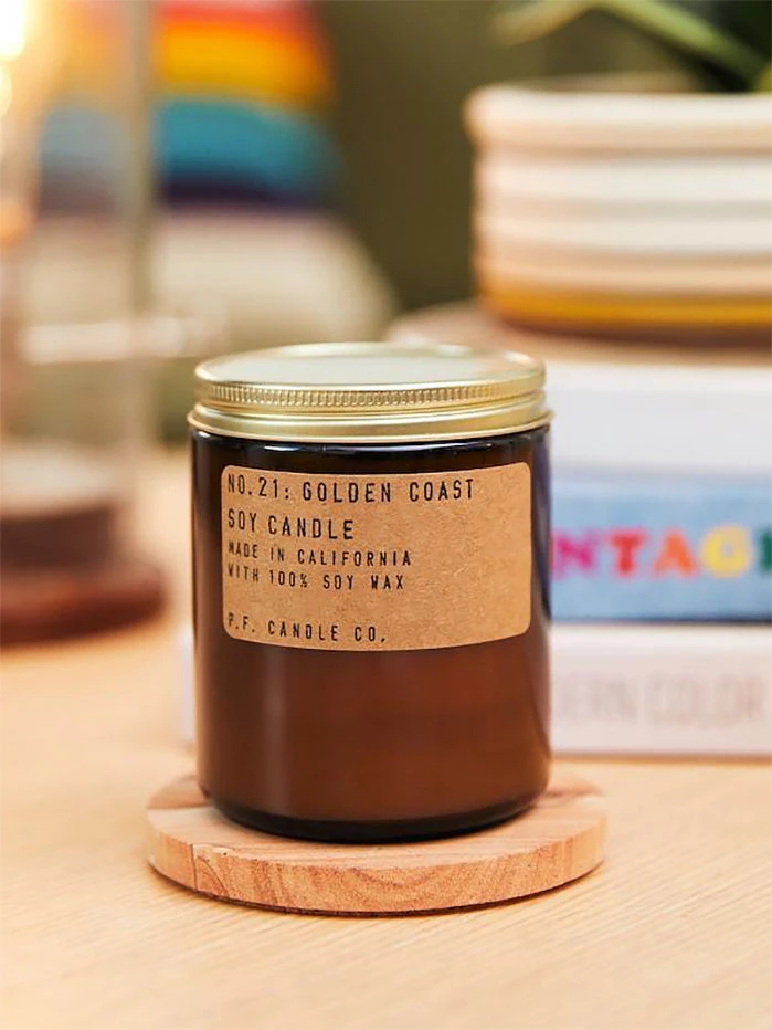 CANDLE01 P.F. Candle Co 7.2oz Soy Candle - Golden Coast 4 CANDLE01 P.F. Candle Co 7.2oz Soy Candle - Golden Coast