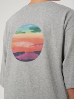 FROSTL01 Frost Body Mercury Moon Tee - Grey Melange Ethical & Eco-Friendly Gifts