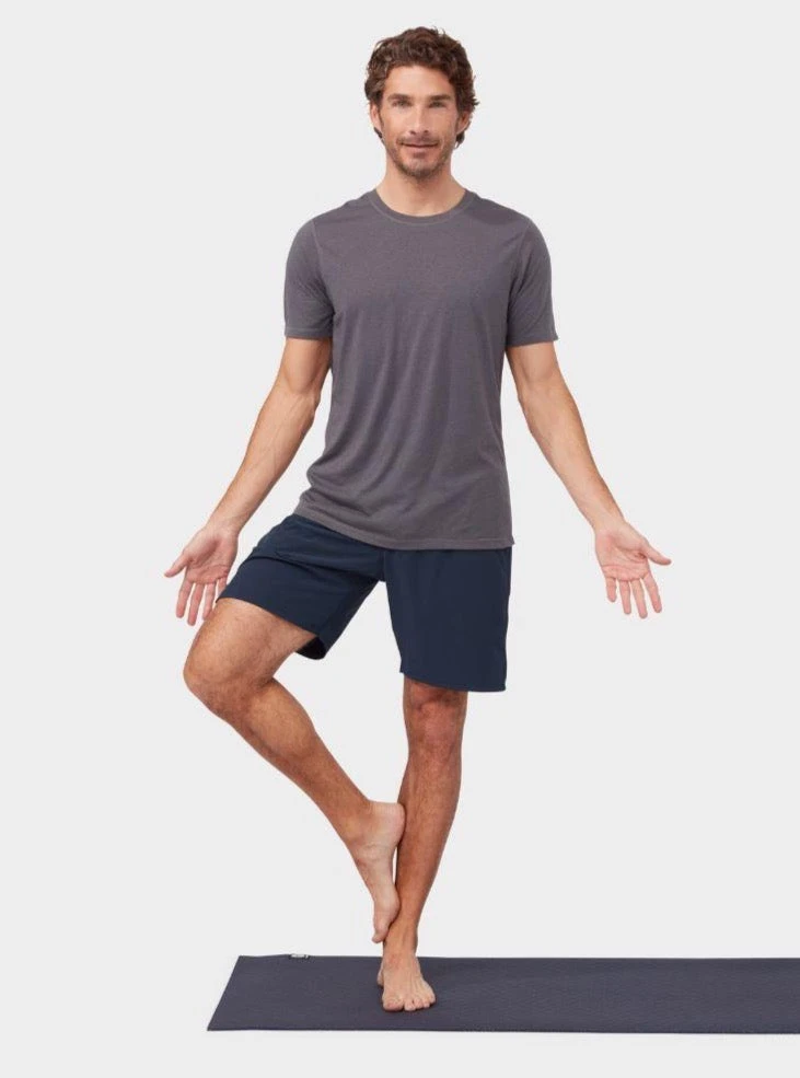 MANDUK01 Manduka Refined Tee - New Grey Clothing 4 MANDUK01 Manduka Refined Tee - New Grey Clothing