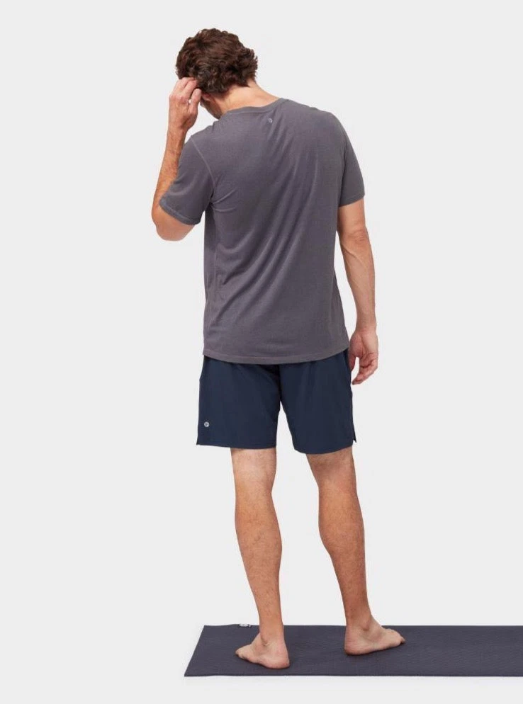 MANDUK01 Manduka Refined Tee - New Grey Clothing 5 MANDUK01 Manduka Refined Tee - New Grey Clothing