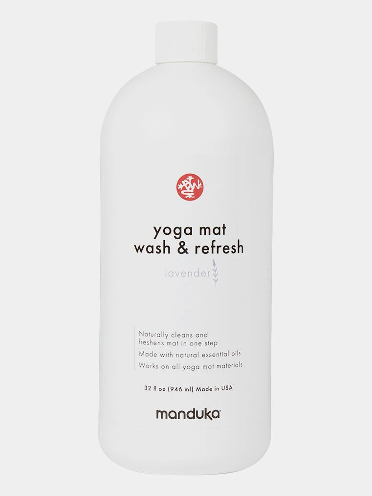 MANDUK01 Equipment & Accessories Manduka Mat Wash & Refresh 32 Oz - Lavender 3 MANDUK01 Equipment & Accessories Manduka Mat Wash & Refresh 32 Oz - Lavender
