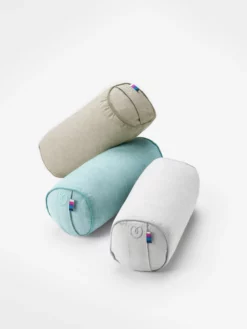 LOYALE01 Yogamatters Organic Cotton Chambray Mini Buckwheat Bolster Yoga Bolsters And Cushions