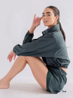 EASEDK01 Girlfriend Collective Trail Short - Moss