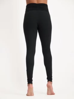 URBANG01 Urban Goddess OM Yoga Leggings - Urban Black Clothing