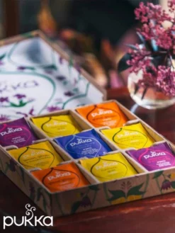 PUKKAH01 Pukka Wellbeing Tea Selection Box - Support