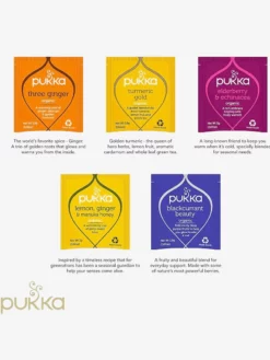 PUKKAH01 Pukka Wellbeing Tea Selection Box - Support