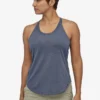 PATAGO01 Patagonia Cap Cool Trail Tank - Navy Ethical & Eco-Friendly Gifts