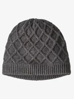 PATAGO01 Patagonia Honeycomb Knit Beanie - Noble Grey Clothing