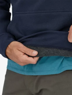 PATAGO01 Clothing Patagonia Line Logo Ridge Stripe Uprisal Hoody - Gravel Heather