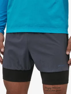 PATAGO01 Patagonia Men's Endless Run Shorts - Black Clothing