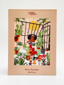PRINTS01 With Love... Prints In Pieces Jigsaw Puzzle 500 Pieces - Plant Paradise