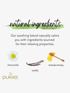 PUKKAH01 Wellbeing & Lifestyle Pukka Chamomile Vanilla & Manuka Honey Organic Tea