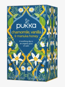 PUKKAH01 Wellbeing & Lifestyle Pukka Chamomile Vanilla & Manuka Honey Organic Tea