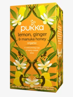 PUKKAH01 Pukka Lemon, Ginger & Manuka Honey Organic Tea