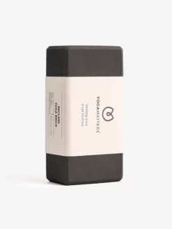 CAUCHO01 Equipment & Accessories Yogamatters Reclaim Eco Yoga Brick - Black