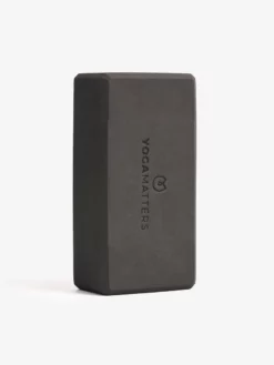 CAUCHO01 Equipment & Accessories Yogamatters Reclaim Eco Yoga Brick - Black