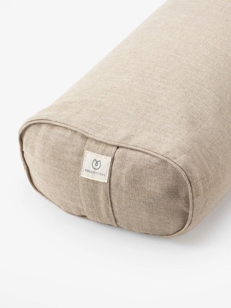 LOYALE01 Yogamatters Hemp Rectangular Buckwheat Bolster - Natural Basics 4 LOYALE01 Yogamatters Hemp Rectangular Buckwheat Bolster - Natural Basics