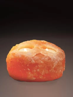 NAMAST01 Wellbeing & Lifestyle Namaste Himalayan Salt Double Tea Light Holder