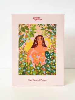 PRINTS01 With Love... Prints In Pieces Jigsaw Puzzle 500 Pieces - She Found Peace