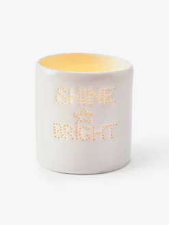 LUNALI01 Wellbeing & Lifestyle Yogamatters Handmade Porcelain Tea Light Holder - Shine Bright 9 LUNALI01 Wellbeing & Lifestyle Yogamatters Handmade Porcelain Tea Light Holder - Shine Bright