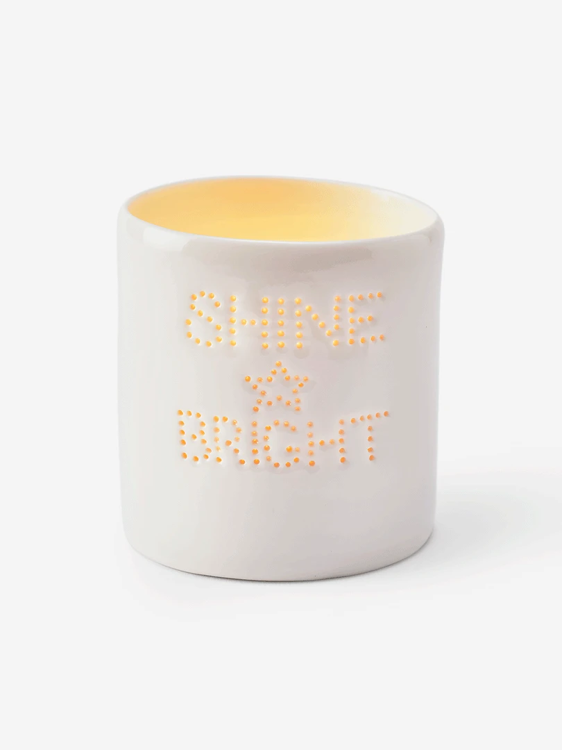 LUNALI01 Wellbeing & Lifestyle Yogamatters Handmade Porcelain Tea Light Holder - Shine Bright 6 LUNALI01 Wellbeing & Lifestyle Yogamatters Handmade Porcelain Tea Light Holder - Shine Bright