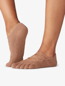 YOGAMA02 Toesox Grip Full Toe Elle - Natural