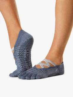 YOGAMA02 Toesox Grip Full Toe Elle - Sail Away