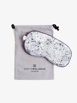 SPRITZ01 Spritz Wellness Liberty Print Aromatherapy Eye Mask - Joy With Stars