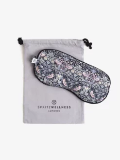 SPRITZ01 Spritz Wellness Liberty Print Aromatherapy Eye Mask - Strawberry Thief