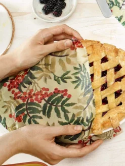 THEBEE01 Ethical & Eco-Friendly Gifts The Beeswax Wrap Emma Bridgewater Set Of 2 - Rowan & Butterfly Print