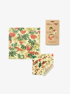 THEBEE01 Ethical & Eco-Friendly Gifts The Beeswax Wrap Emma Bridgewater Set Of 2 - Rowan & Butterfly Print