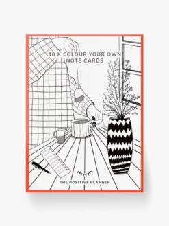 POSITI02 The Positive Planner Colour Your Own Notecards