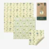 THEBEE01 The Vegan Wax Wrap Co Set Of 3 - Harvest Print