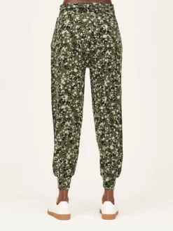 BRAINT01 Thought Pepita Bamboo Dashka Slacks - Green