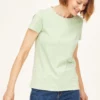 BRAINT01 Thought Fairtrade GOTS Organic Cotton Tee - Lime Green Ethical & Eco-Friendly Gifts
