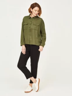 BRAINT01 Thought Tencel Bamboo Joggers - Black Olive Clothing