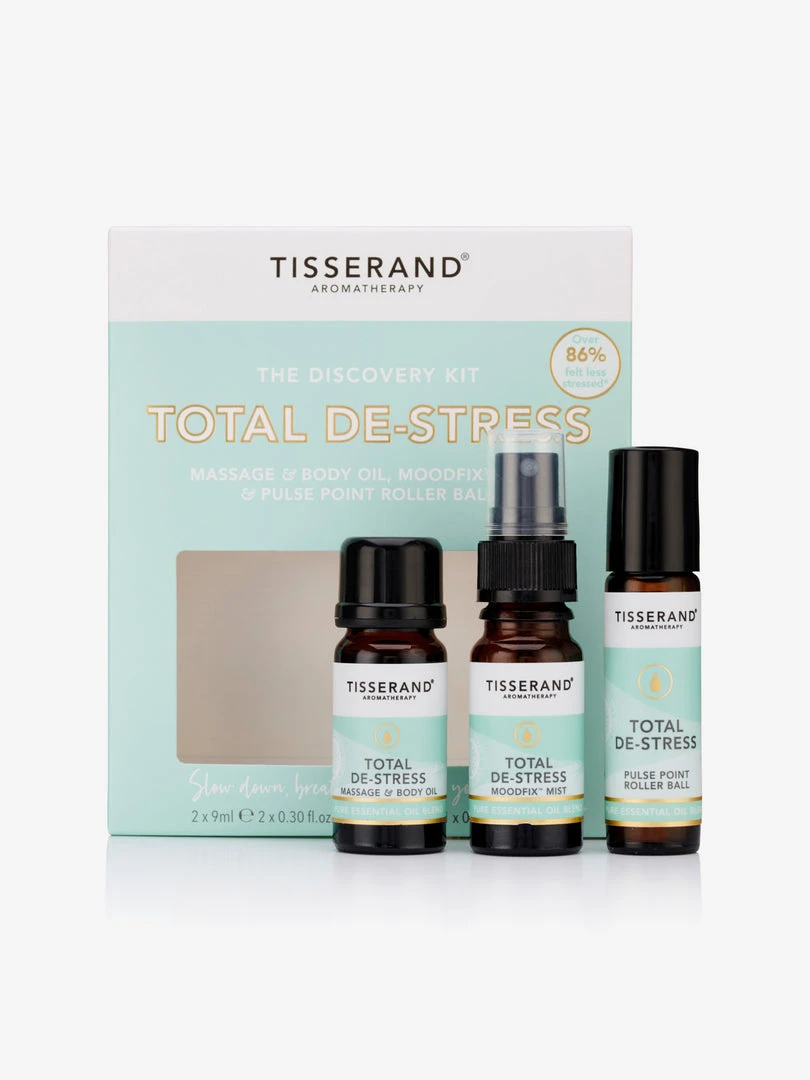 FIRSTN01 Tisserand Total De-Stress Discovery Kit 6 FIRSTN01 Tisserand Total De-Stress Discovery Kit