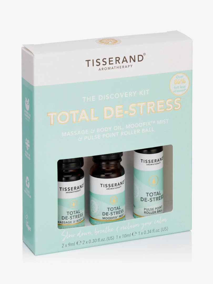 FIRSTN01 Tisserand Total De-Stress Discovery Kit 8 FIRSTN01 Tisserand Total De-Stress Discovery Kit