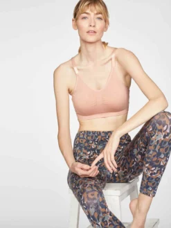 BRAINT01 Thought Recycled Nylon Seamless Bralet - Blush Clothing 14 BRAINT01 Thought Recycled Nylon Seamless Bralet - Blush Clothing