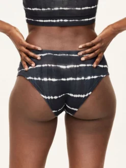 BRAINT01 Thought Kelby High Waisted Bamboo Briefs - Navy